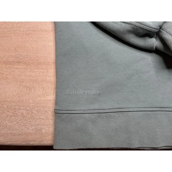 Lululemon Perfectly Oversized Crew Tidewater Teal Size 8 - Picture 5 of 7